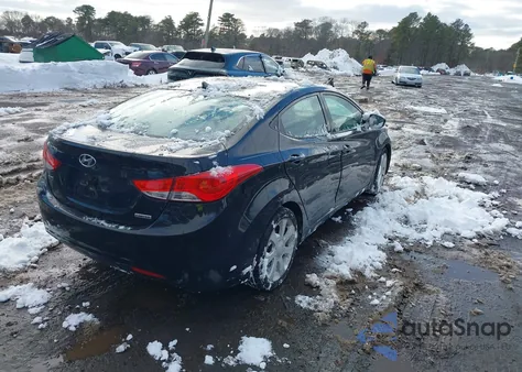 2013 Hyundai Elantra Limited z USA, uszkodzony, nr VIN 5NPDH4AE3DH336164